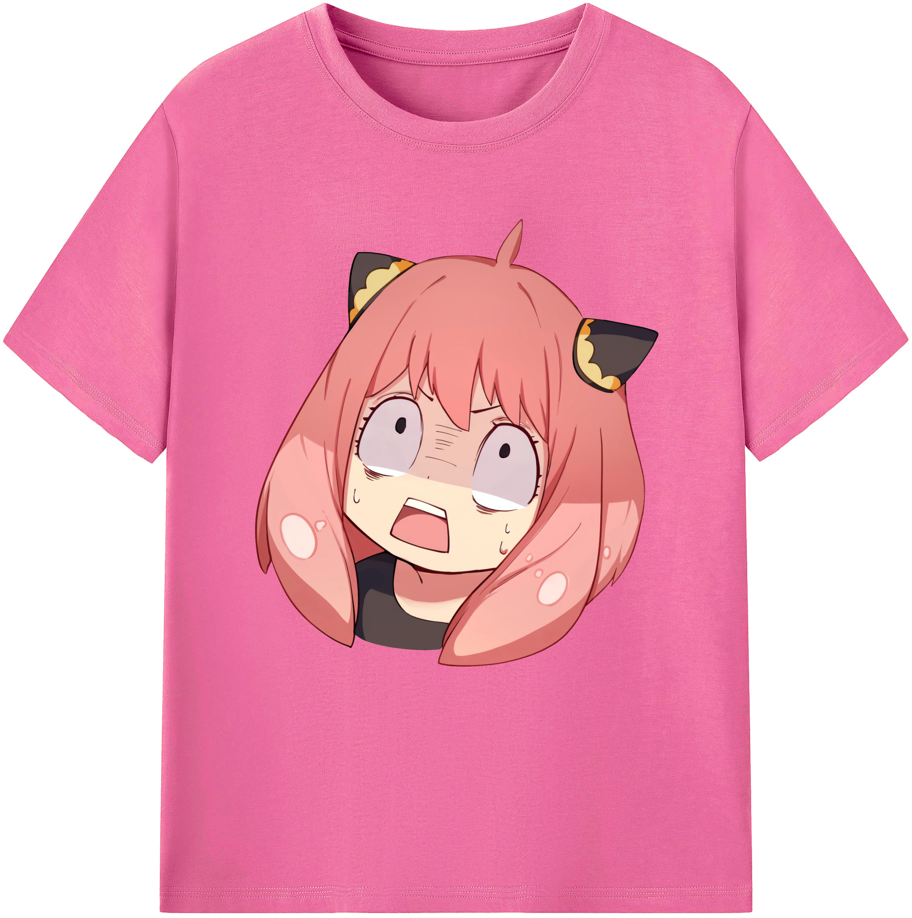 （画像用） SPY×FAMILY间谍家家酒 レディースカジュアルプリントTシャツ（綿100％）